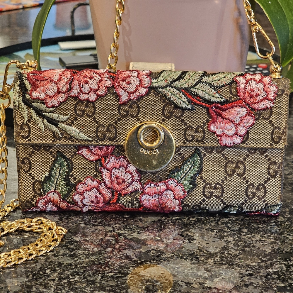 Gucci Gg Monogram Eclipse Continental Wallet W/Cr… - image 5